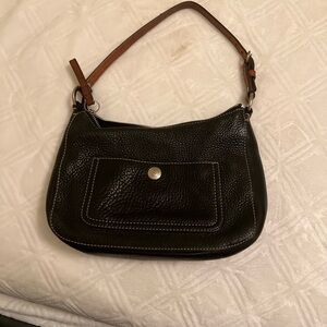 Vintage black coach shoulder bag